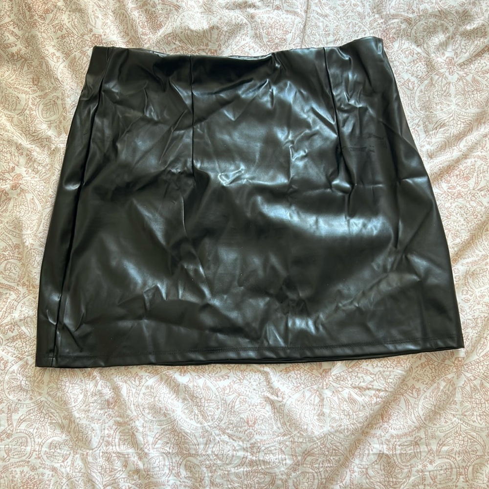 ASOS leather skirt